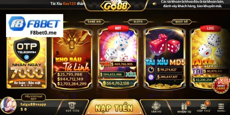 Giới thiệu sơ lược về nền tảng game Go88